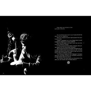 1971 Bell Telephone System 2 Page Vintage Print Ad Power Failure Mom Son Photo